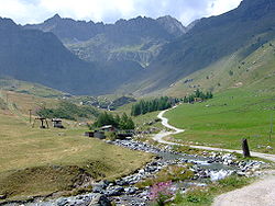 Haute vallée du Pô.