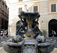 Fontana delle Tartarughe, Piazza Mattei (1588)