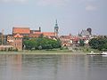 Polski: Stare Miasto widziane z mostu drogowego English: Old Town seen from road bridge