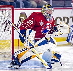 2023 AHL All-Star Classic Game - Joel Hofer (52673133102).jpg