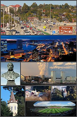 Een collage van Puerto Montt