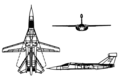 F-111: aripă în săgeată cu geometrie variabilă