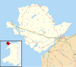 Anglesey shown within Wales