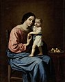 Francisco de Zurbarán: Madonna mit dem Apfel, um 1660