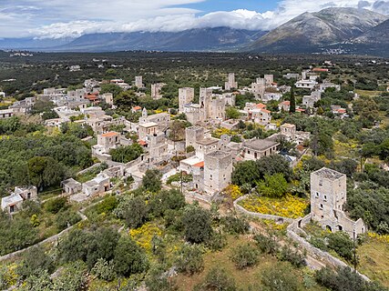 Aerial view of Kounos, Greece