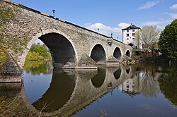 67. Platz: Johannes Robalotoff mit Alte Lahnbrücke in Limburg an der Lahn im Landkreis Limburg-Weilburg