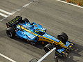 Giancarlo Fisichella at Cheste Circuit, Valencia in Feb. 2006