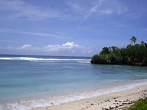 Una platja a Guam.