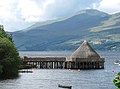 Crannog reconstruction, Scotland