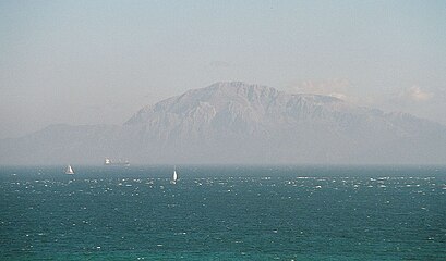 Tarifa, view of the Strait of Gibraltar