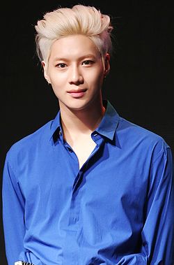 Taemin at a showcase in Taiwan, in May 2016