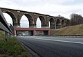 De bijzondere constructie onder de Bahrebachmühlenviadukt bij Chemnitz (2007)