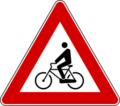 Cyclists ahead