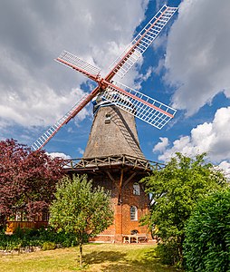 39. Platz: F. Riedelio mit Windmühle Handorf im Landkreis Lüneburg