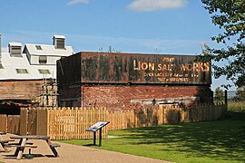 Lion Salt Works - rusty tank - geograph.org.uk - 6487987.jpg