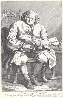 Lord Lovat by Hogarth