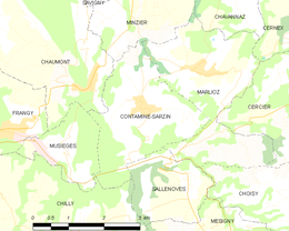 Contamine-Sarzin - Localizazion