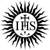 Jesuit emblem with solar symbolism