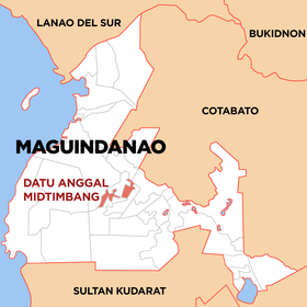 Mapa a pakabirukan ti Datu Anggal Midtimbang