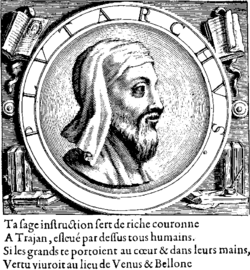 Bioi Paraleloi, terjemahan bahasa Prancis Pertengahan oleh Amyot, 1565