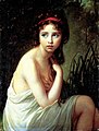 Artist´s daughter as "The Bather", 1792