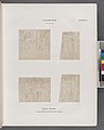 Macedonier. Alexander II. Oestl(iches) Theben (Thebes)- a. Luqsor (Luxor), Cella; b.c.d. Karnak, Chons (Khonsu)-Tempel