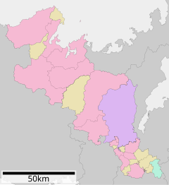 亀岡運動公園の位置（京都府内）