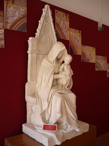 File:Michele Tripisciano - Madonna in trono con il bambino 1894 01.JPG