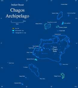 Isole Chagos - Localizzazione