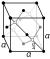 Diamond cubic crystal structure for diamant: ogljik