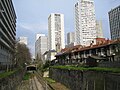 Trasse im 13. Arrondissement an der aufgelassenen Station La Maison Blanche, 2005