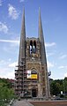 Die Kirche während der Renovierung 2008