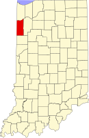 Location in the state of Indiana