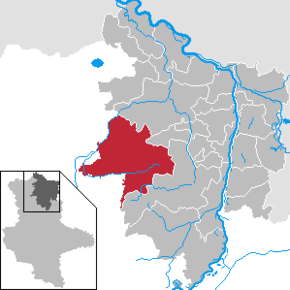 Poziția oraș Bismark (Altmark) pe harta districtului Stendal