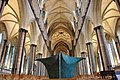 A 21c font at Salisbury cathedral