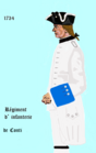 régiment de Conti de 1734 à 1757