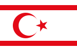 Flagge der Türkischen Republik Nordzypern