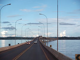 Ayrton-Senna-Brücke über den Río Paraná