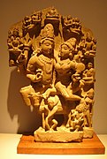 Siva and Parvati seated on Nandi, India, 9th-10th century - IMG 1624.JPG