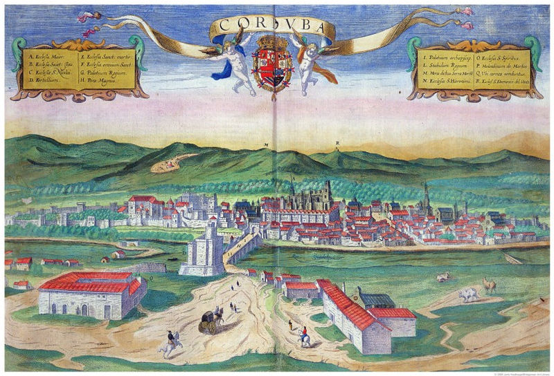 File:Map of Córdoba from 'Civitates Orbis Terrarum' - Joris Hoefnagel.jpg