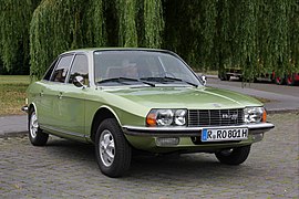 NSU Ro 80, built in 1976, with “Fuchsfelgen” (brand of wheels), front and right side