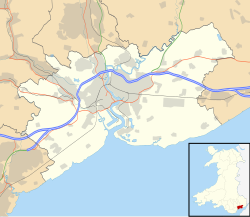 Vị trí Thành phố Newport ở Wales