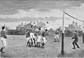 Image 25Representation of a football match from the book Athletics and football, 1894 (from History of association football)