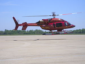 Bell 427 am Flughafen Zagreb, Kroatien