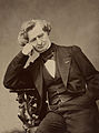 Q1151 Hector Berlioz in 1863 (Foto: Pierre Petit) geboren op 11 december 1803 overleden op 8 maart 1869