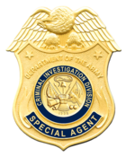 Badge of a CID special agent