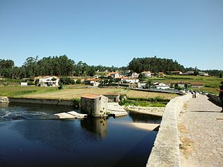 Crossing the rio Ave near Vilarinho