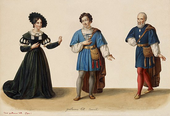 Costume designs for William Tell