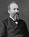 40 James Abram Garfield, photo portrait seated uploaded by Tom, nominated by Sahaib3005,  11,  0,  0