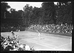 VM-finalen i herresingle i 1913 mellem Anthony Wilding og André Gobert (15. juni 1913)